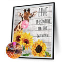 5D DIY Animal Full Round Diamond Painting Rhinestone Art Crafts Home Decora