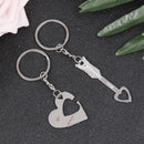 Lovers Couples Keychain Set Arrow Love Keyrings Key Chains Wedding Gifts