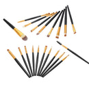 20pcs Pro Makeup Set Powder Foundation Eyeshadow Eyeliner Lip Cosmetic Brush