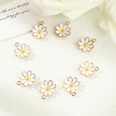 Charms earring charms Flower Charm Daisy Flower Flower Pendants Daisy Charm