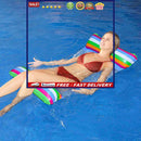 Pool Float Lounge Suitable Pool Floats Recliner with Inflator Water Foldable