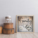 Full Cross Stitch 11CT Counted Family Love Embroidery DIY Handmade Needlework