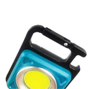 COB Flashlight Portable Magnetic Repair Working Lamp Mini Key Light (Blue)