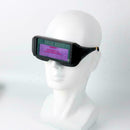 Anti-ultraviolet Solar Powered Auto Darkening Welding J6Y0 Helmet Eyes E0F2