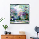 Full Round Diamond Painting Kit DIY 5D Mosaic Park Landscape Rhinestone Drawing