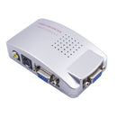PC Laptop VGA to TV RCA Composite S-video Switch Converter Signal Adapter