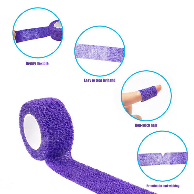 Self Adhesive Wrap Tape Elastic Bandage Finger Protector Breathable Support