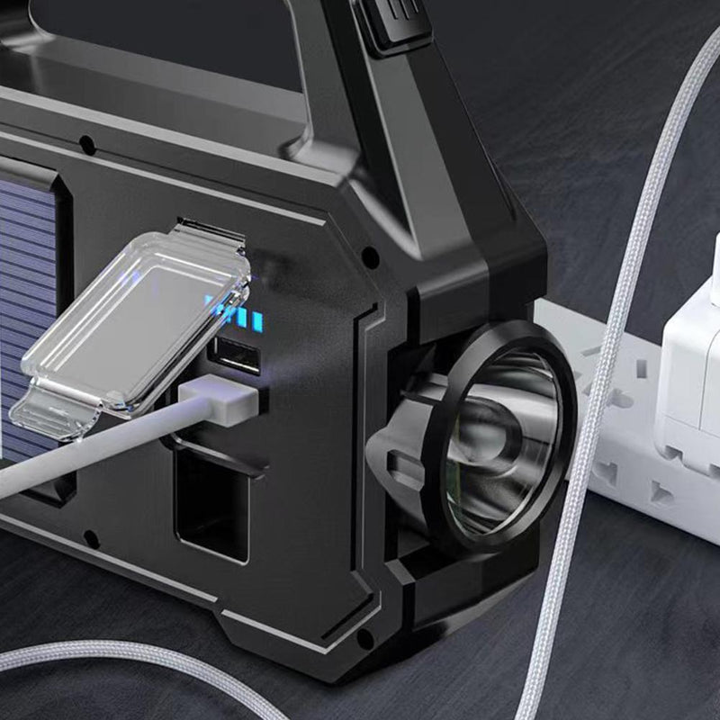 6x500lm Flashlight Portable 6 Gears Torch Light for Camping Accessories COB