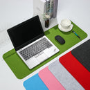 Wool Felt Modern Laptop Cushion Table Keyboard Mouse Pad Computer Desk Mat
