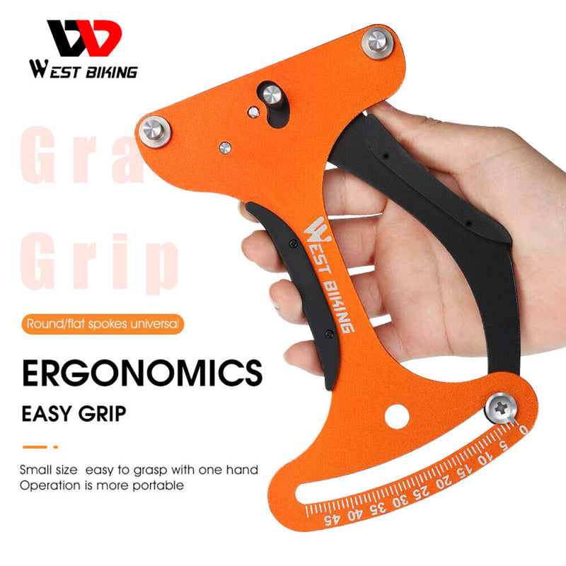 WEST BIKING Mountain Bike Spoke Tension Meter Checker Wheel Repair Tools Newly