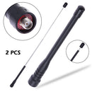 2 x SMA Female 430Mhz UHF Telescopic Antenna for Baofeng UV-5R 888s 777s