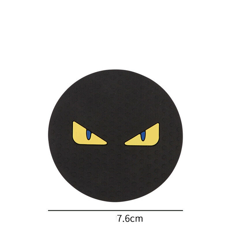 2pcs Car Coaster Water Cup Bottle Holder Anti-slip Mat Pad Silica Gel Non-slip