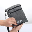 Waterproof Travel Shoulder Neck Bag Messenger Passport Holder Pouch (Grey) Newly