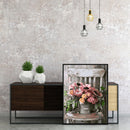 Frameless Painting By Numbers Kit Flowers On Chair DIY Drawing On Canvas Cr