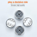 2xPush In Tea Towel Holder Grip Hook CHROME Self-Adhesive Kitchen Cloth Cl hot.