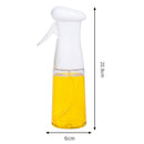 PET Olive Oil Spray Bottle Vinegar Gravy Dispenser Mist Sprayer (White)