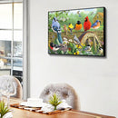 Full Embroidery Little Bird Pattern Printed 11CT DIY Cross Stitch Home Decor Kit