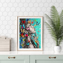 5D Diamond Painting Kit DIY Butterfly Woman Full Round Drill Home Decoratio