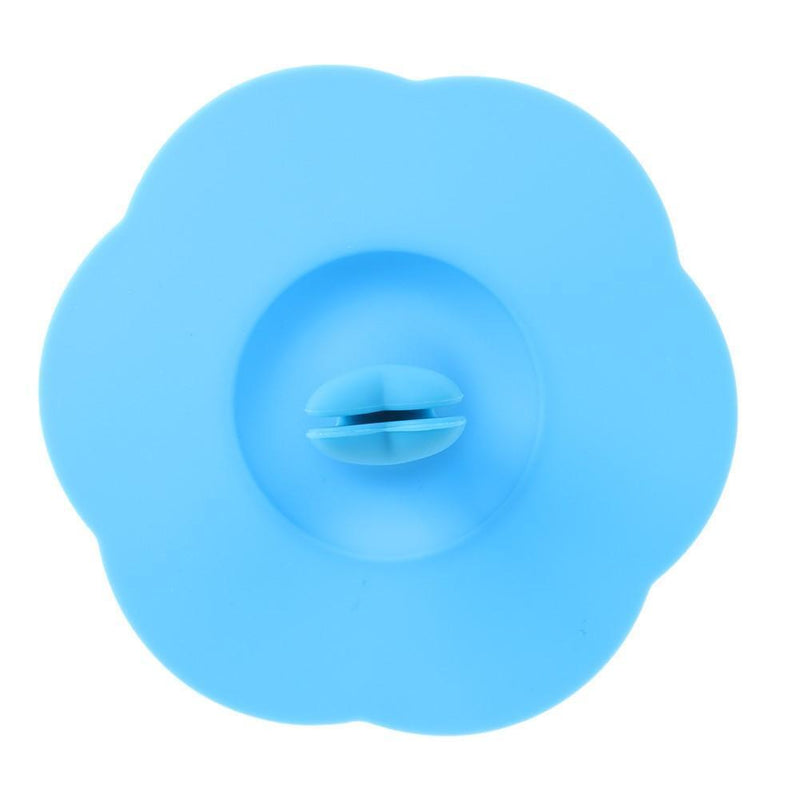 Sealing Food Class Silicone Cup Lid Thermal Insulation Cup Cover(Blue)
