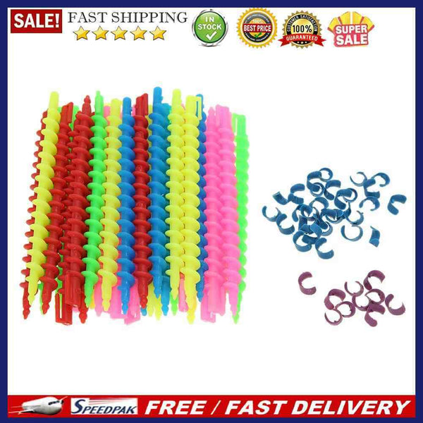 Long Spiral Hair Perm Rod Hairdressing Styling Curler Rollers (01 35pcs)