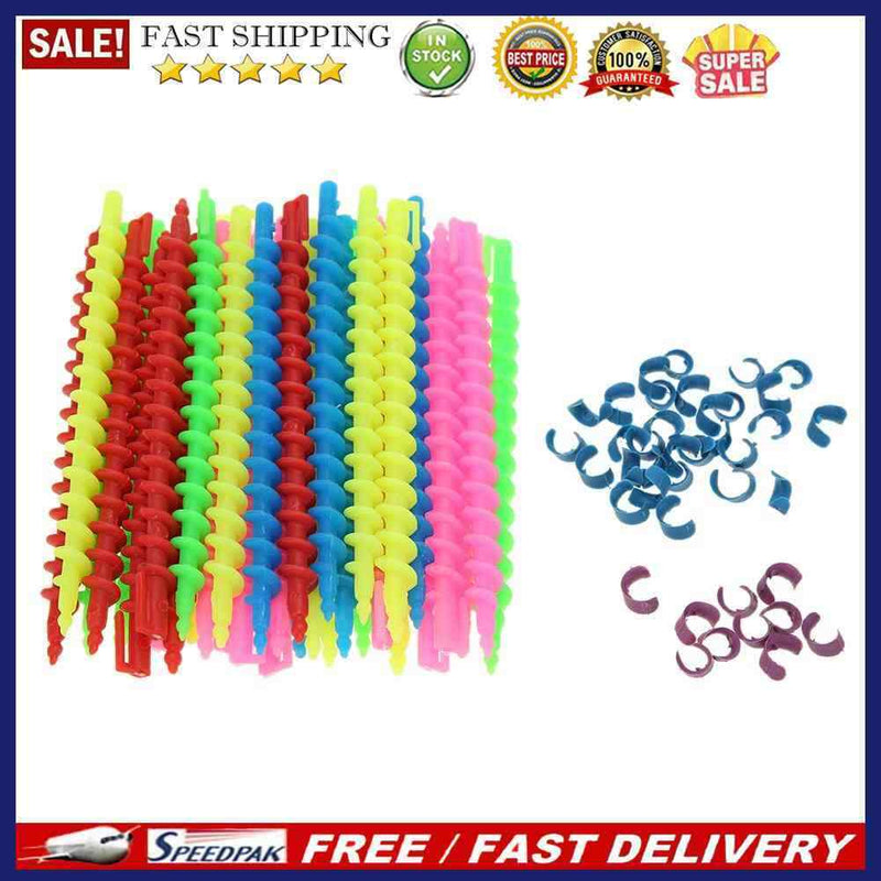 Long Spiral Hair Perm Rod Hairdressing Styling Curler Rollers (01 35pcs)