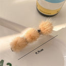 Accessories Headdress Double Layer Hairpins Hair Clips Braid Hair Pins Pompom