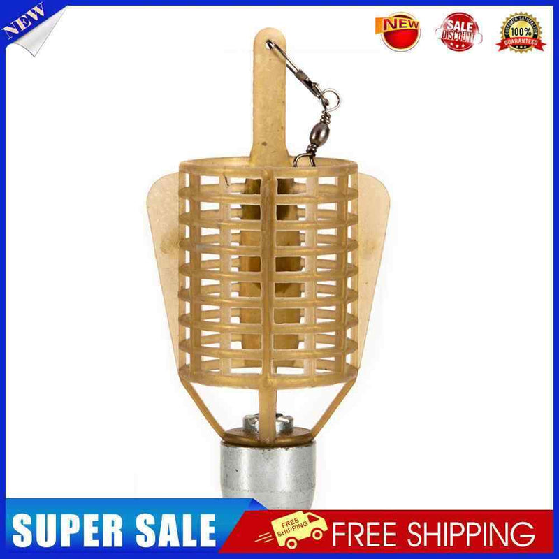 Fishing Feeder Bait Cage Load Iron Head Fishing Trap Basket Holder (50g)