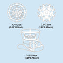 Stamp Halloween Steampunk Clock Gear Hat Cookie Embosser Mold Biscuit Mold