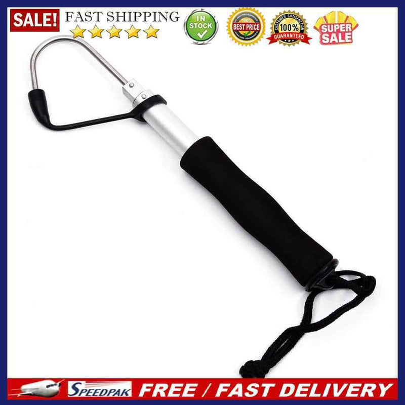 Stainless Steel Telescopic Fishing Gaff Aluminum Alloy Spear Hook Accessories