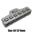 6 Ports Wire Connector Distribution LED Terminal Block Cable Splitter (B)