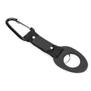 Sports Outdoor Rubber Kettle Buckle Carabiner Water Bottle Holder (Black) Newly