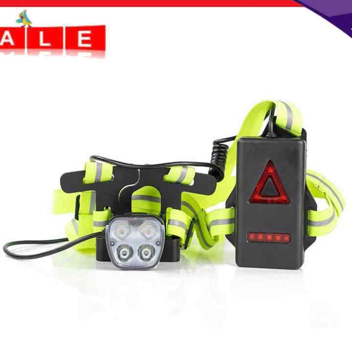 Night Running Lights USB Rechargeable LED Chest Safety Warning Lamp Reflector