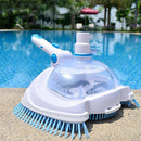 Pool Leaf Vacuum Head, Transparent Leaf Sucker Cleaner for Pond, Waterfall,