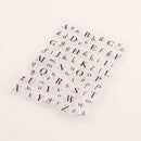 Letter Alphabet Cookie Cutter Embosser Stamp Sticky Tools Decorating G3F9