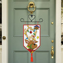 Christmas Banner Pendant 14CT Stamped Cross Stitch Needlework Set (006) Newly