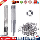 120pcs 10mm Eyelet and Punch Die Tool Set Metal Button Grommet DIY Crafts