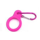 Outdoor Kettle Buckle Hook Camp Water Bottle Holder Carabiner (Rose Red) Newly