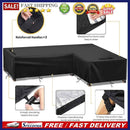 L Shape Furniture Cover UV Resistant Oxford Cloth Sofa Rain Cover for Yard Patio