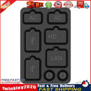 8/Set Game Console Dust Plug for NS OLED USB AC LAN HDMI-Compatible Cover Newly