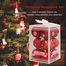 12pcs Christmas Decorative Ball Set Tree Pendant Balls Ornaments (Red) Newly