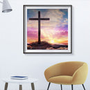 Diamond Painting 5D Full Round Drill Mosaic DIY Color Cross Wall Decoration Kit