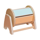 Montessori Wooden Spinning Drum Educational Toys Color Cognition Gift for I