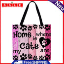 LI Q P R Women's Large Capacity Footprint Letter Shopping Bag