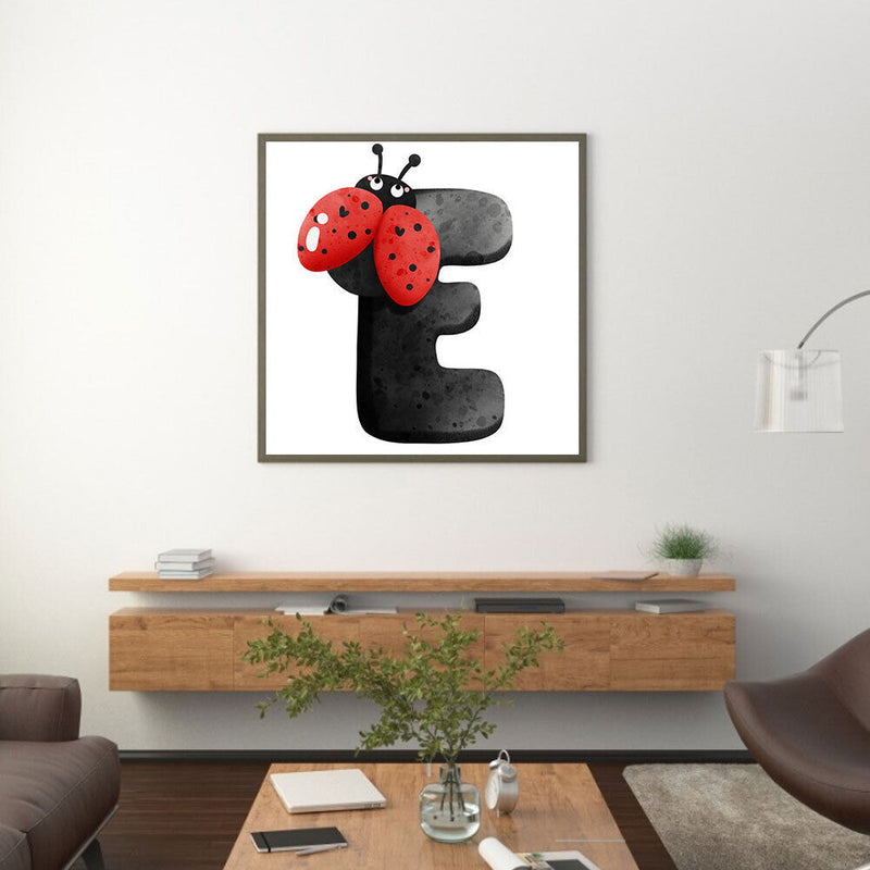 5D DIY Diamond Painting Kits Full Round Drill Ladybug E Mosaic Picture Wall Arts