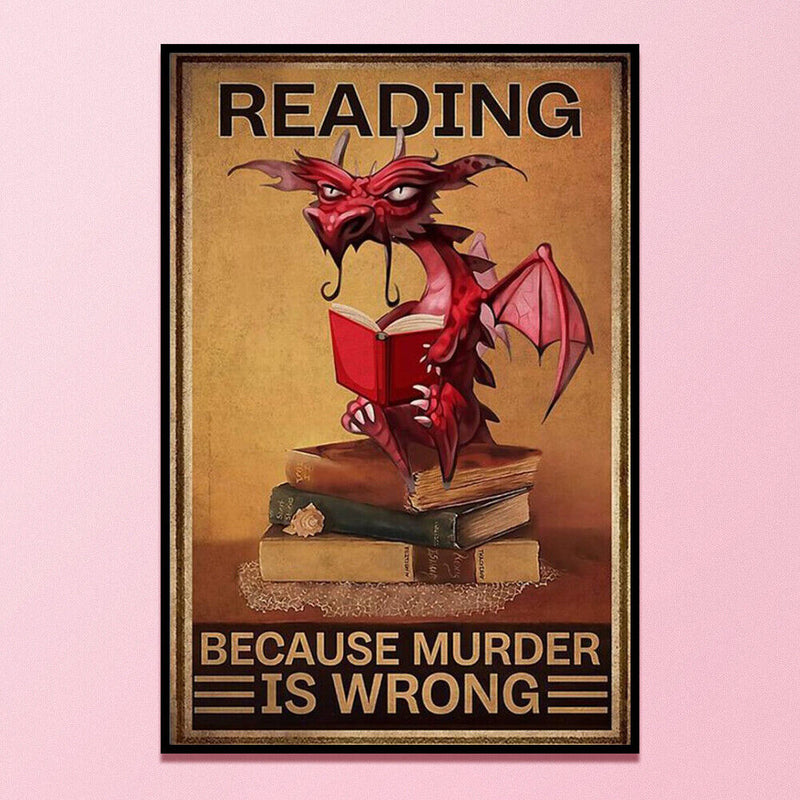 Full Embroidery Book Dragon 3-Strand 11CT Printed Cross Stitch Cotton DIY K