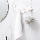 Household Kitchen Clouds Hanger Adhesive Hook Wall Hanging Clothes Towel Holder