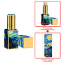 Lipstick Pin Cushion Retractable Sew Needle Oil Painting Tube (Starry Sky)