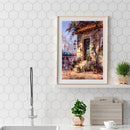 Painting By Numbers DIY House Hand Painted Canvas Oil Art Picture Craft Gift Kit