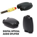 Opto-optical Toslink Distributor Splitter Adapter for Optical Cables 1 IN 2 OUT&