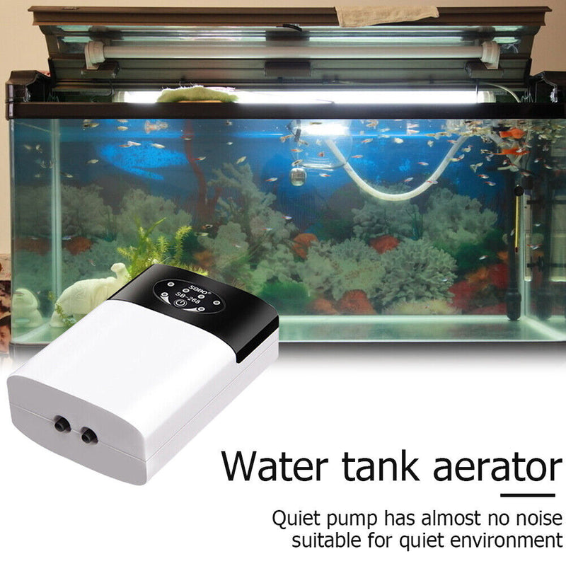 Portable Aeration Oxygen Pump Ultra Silent USB Charging Air Compressor Pump
